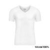 Sét 2 áo lót nam 100% cotton kháng khuẩn mẫu cổ tim size LL